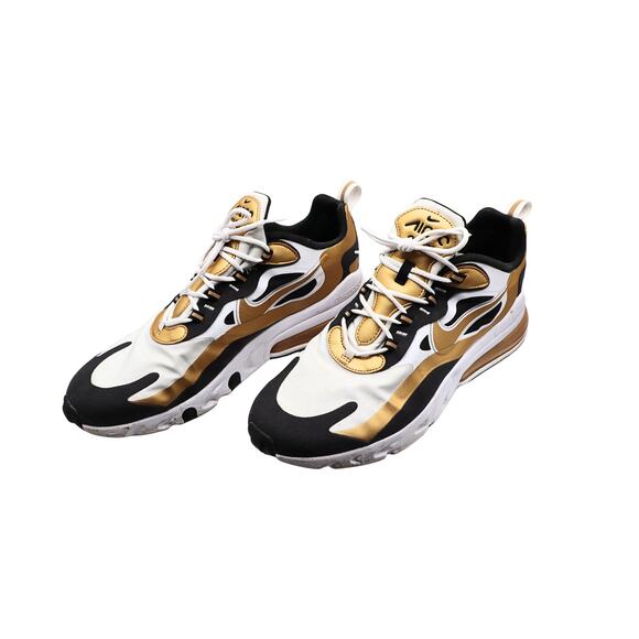 NIKE Air Max 270 React 'Metallic Gold' - US M 12 - 1 ct - Picture 1 of 1
